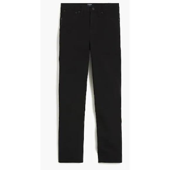 J. Crew Essential Straight Jeans‎ All-Day Stretch in Black Size 24 Tall - Picture 4 of 10